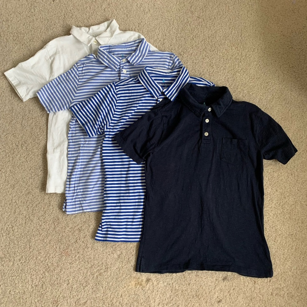 Crewcuts polos size 10